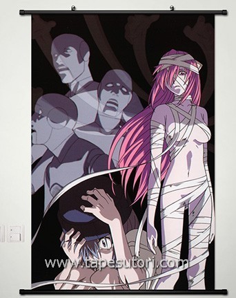 タペストリー専門店 W エルフェンリート Elfen Lied アニメ掛け軸 タペストリー 60 90cm